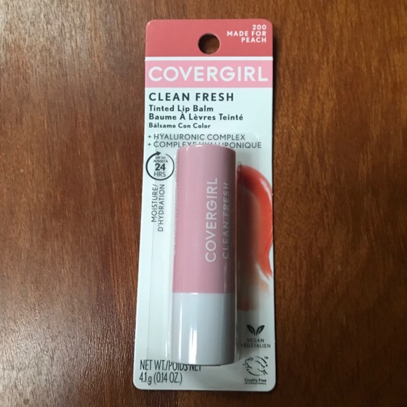 Covergirl Clean Fresh Tinted Lip Balm 200 Made for Peach New/Sealed - Picture 5 of 13